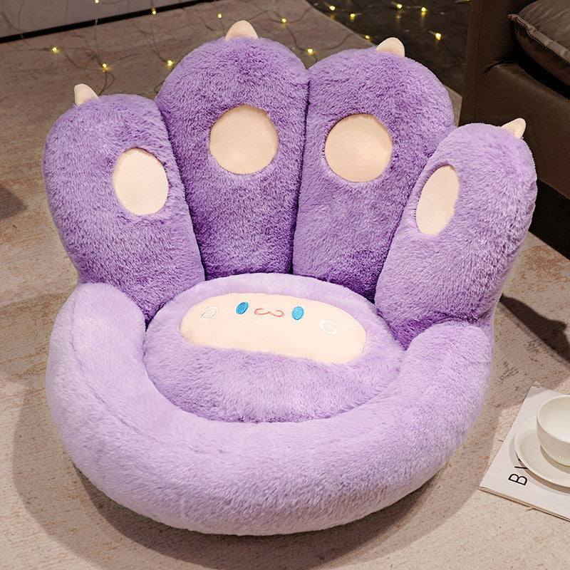 🐾 Coussin pour chien Kawaii – Patte de Chat & Mouton Rose 🐱💖