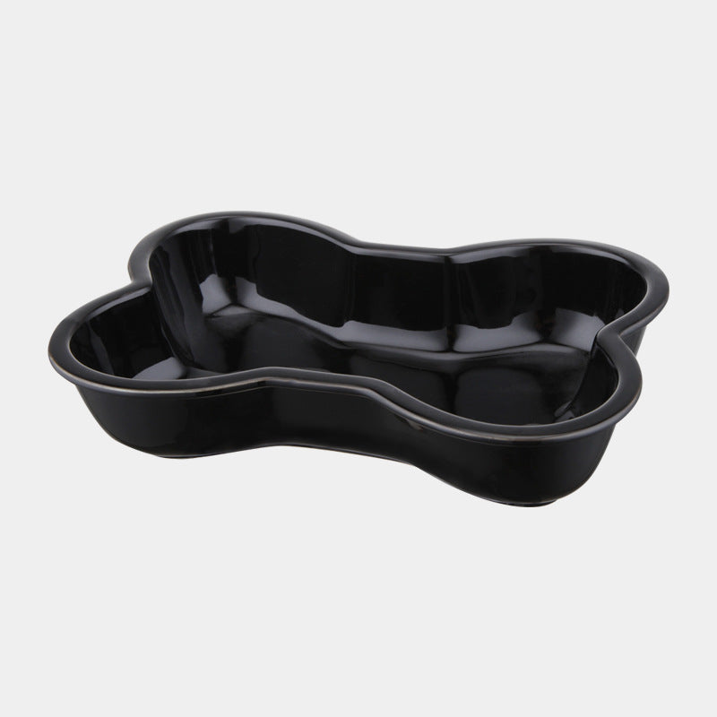 🐾🍽️ Gamelle en Céramique avec Support Bois – Grande Capacité 800 ml