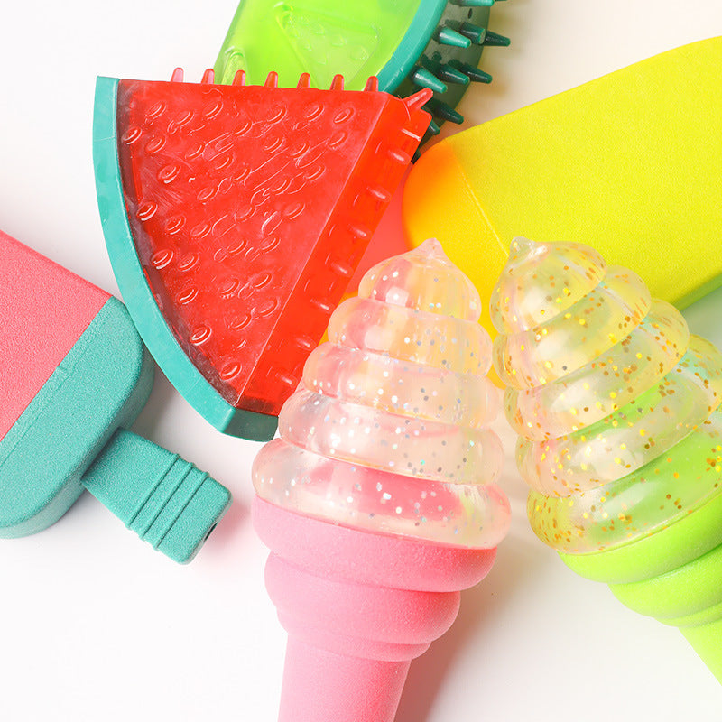 🐶🍦 Jouet à Mâcher Coloré pour Chien & Chat – Fruits & Glaces 🌈