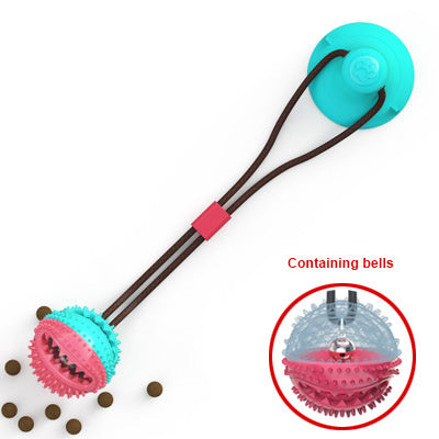 🐶🎾 Jouet Ventouse Interactif pour Chien – Balle Tire-Corde 🦷✨