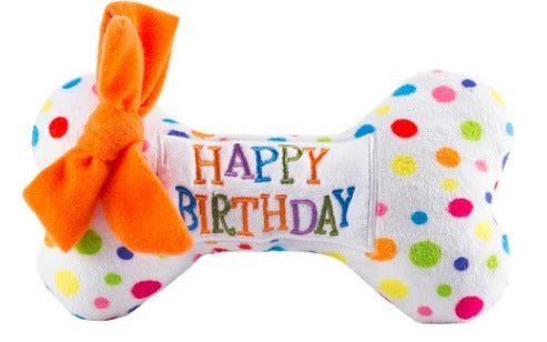 🎂🐾 Jouets Sonores en Peluche pour Chiens – Anniversaire & Jeu Amusant 🎉