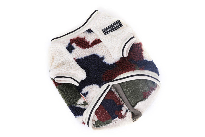 🐶🧥 Veste polaire Camouflage Décontractée pour Chiens – Style Casual