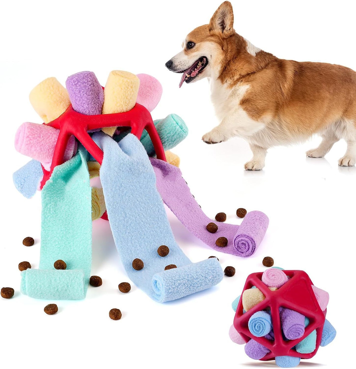 🐾 Balle à Flairer Interactive pour Animaux – Jouet Ludique & Stimulent 🐶🐱