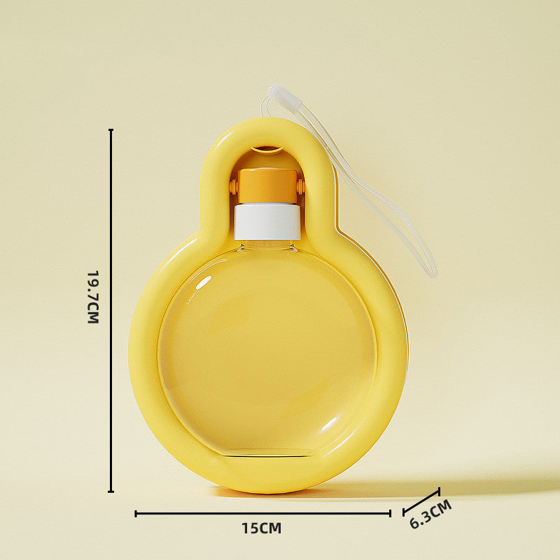 🐾 Gobelet Pliable pour Chien – 500ml 🌿💛