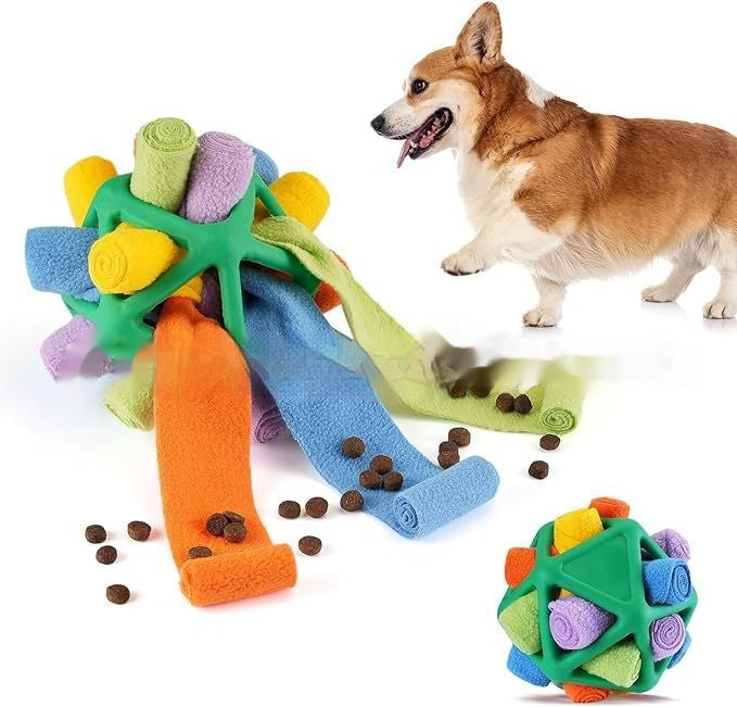 🐾 Balle à Flairer Interactive pour Animaux – Jouet Ludique & Stimulent 🐶🐱