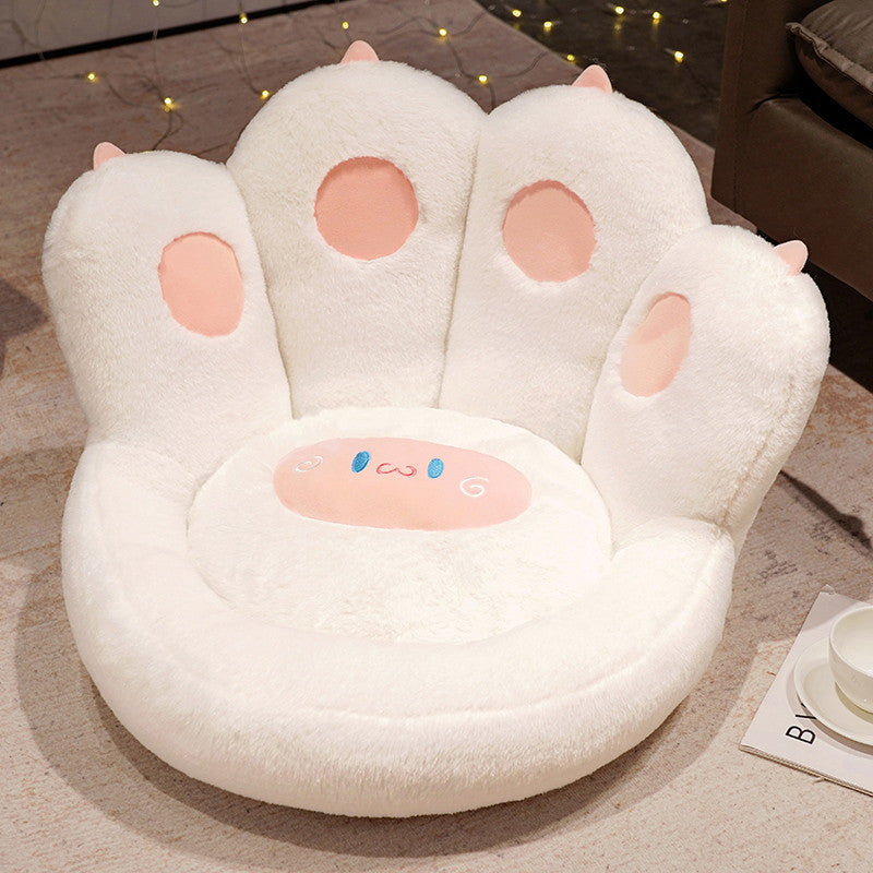 🐾 Coussin pour chien Kawaii – Patte de Chat & Mouton Rose 🐱💖
