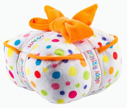 🎂🐾 Jouets Sonores en Peluche pour Chiens – Anniversaire & Jeu Amusant 🎉