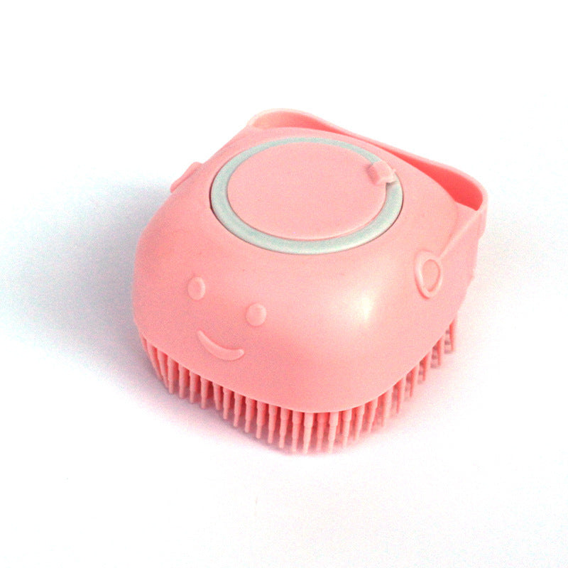 🐾 Brosse de Bain & Massage en Silicone pour Chiens et Chats – Douce et Portable 🛁