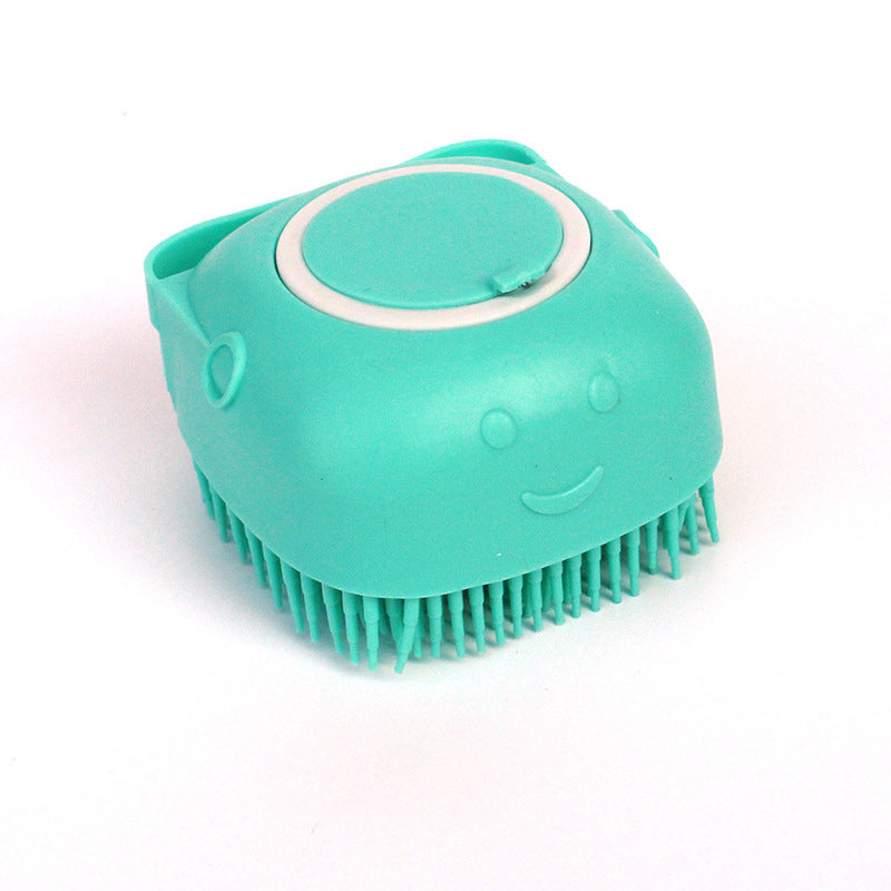 🐾 Brosse de Bain & Massage en Silicone pour Chiens et Chats – Douce et Portable 🛁