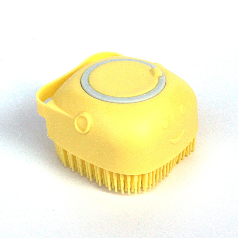 🐾 Brosse de Bain & Massage en Silicone pour Chiens et Chats – Douce et Portable 🛁