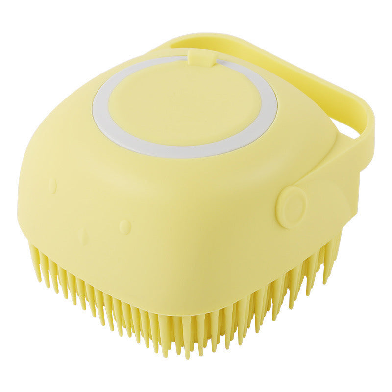 🐾 Brosse de Bain & Massage en Silicone pour Chiens et Chats – Douce et Portable 🛁