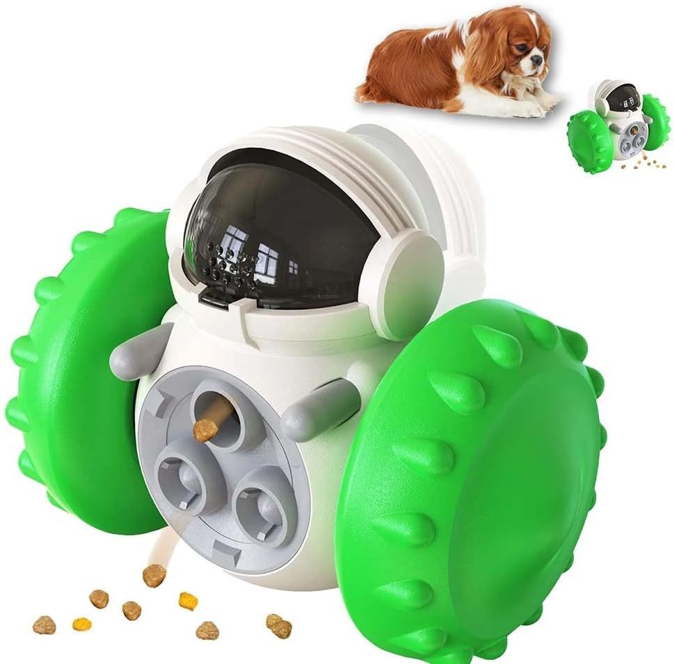 🐶🤖 Jouet Distributeur de Nourriture pour Chien – Puzzle Roller Interactif 🎾