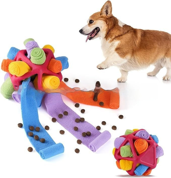 🐾 Balle à Flairer Interactive pour Animaux – Jouet Ludique & Stimulent 🐶🐱