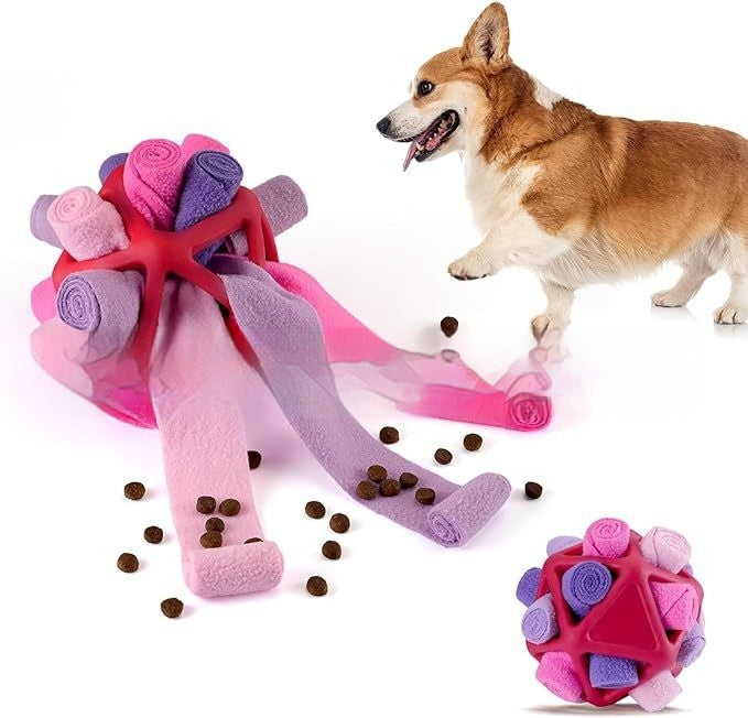 🐾 Balle à Flairer Interactive pour Animaux – Jouet Ludique & Stimulent 🐶🐱
