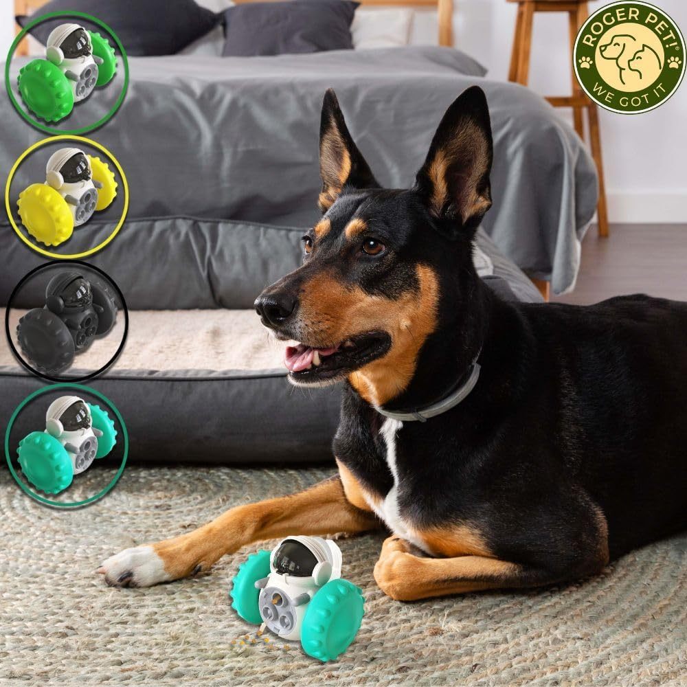 🐶🤖 Jouet Distributeur de Nourriture pour Chien – Puzzle Roller Interactif 🎾