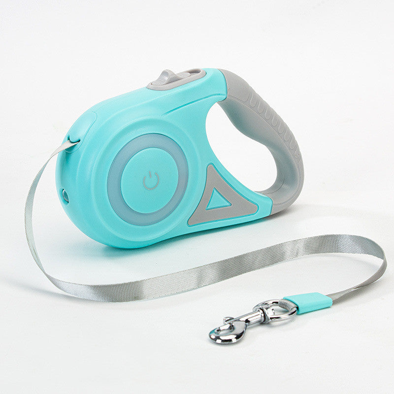 ✨ Laisse Rétractable avec Collier – Traction Automatique pour Chiens & Chats (Petit/Moyen)