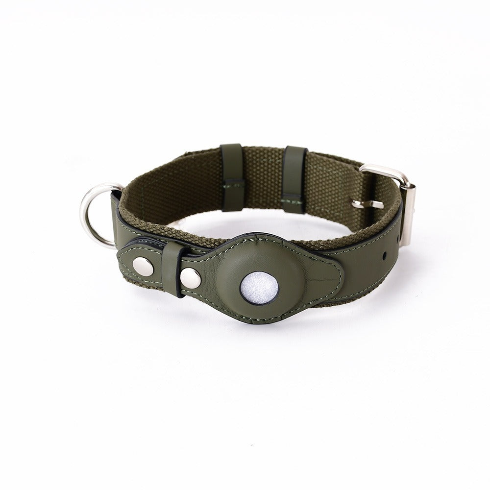🐾 Collier pour Chien avec Tracker Apple Airtag – Cuir, Medium & Large 🐶