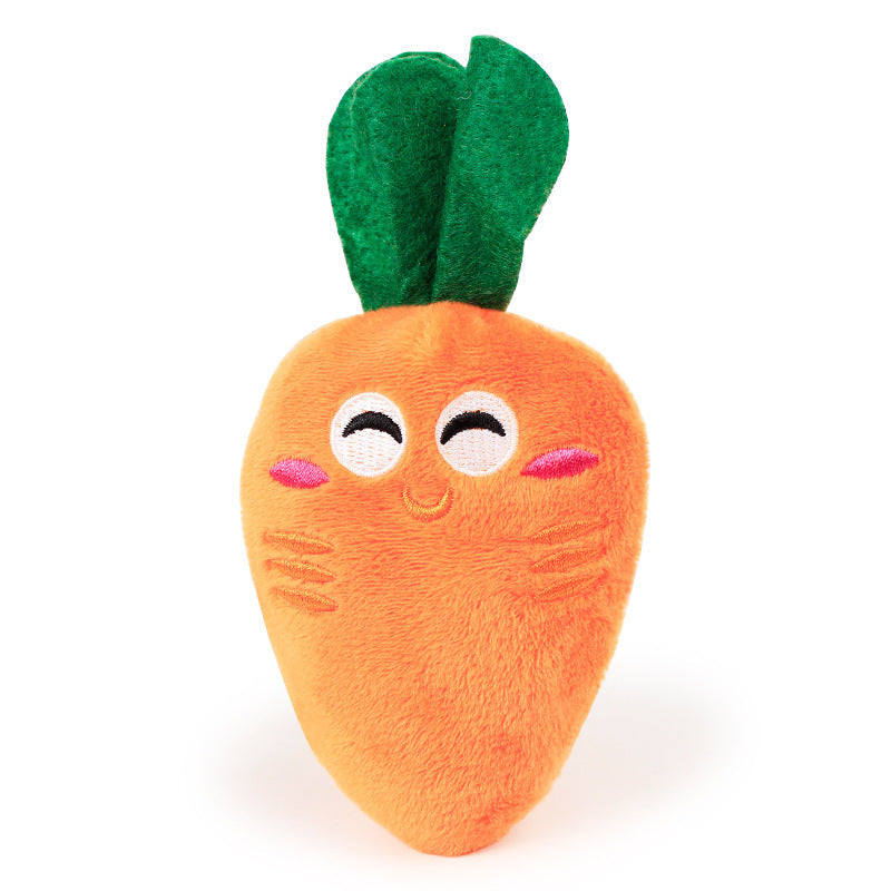 🥕 Jouet interactif pour chien – Tapis carottes en peluche