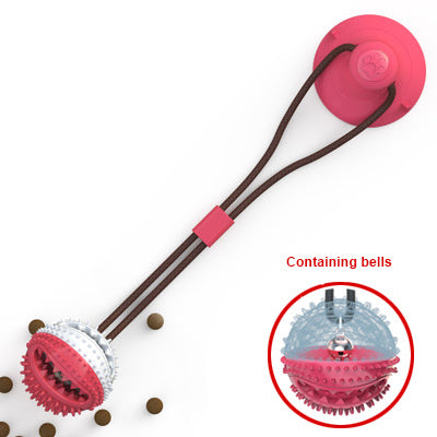 🐶🎾 Jouet Ventouse Interactif pour Chien – Balle Tire-Corde 🦷✨