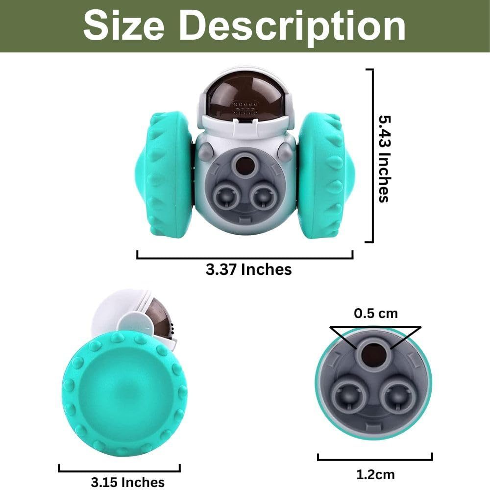 🐶🤖 Jouet Distributeur de Nourriture pour Chien – Puzzle Roller Interactif 🎾