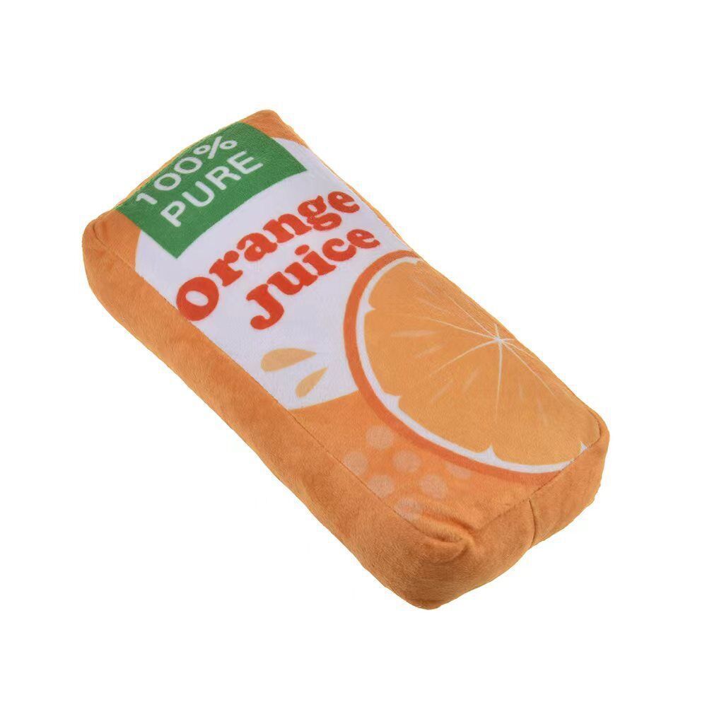 Jouet en peluche – Bouteille de jus 🍎🍇🍊