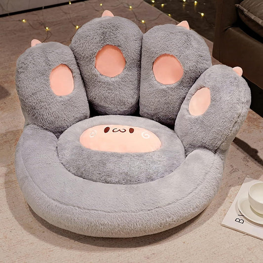 🐾 Coussin pour chien Kawaii – Patte de Chat & Mouton Rose 🐱💖