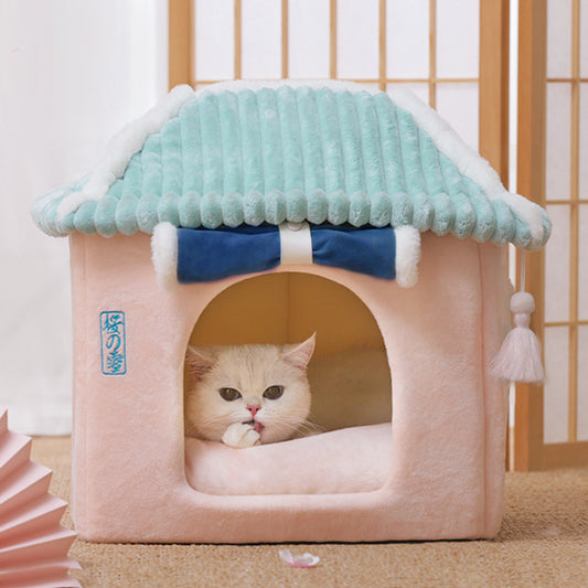 🏡 Maison Douillette pour Chats/Petit Chien Kawaii
