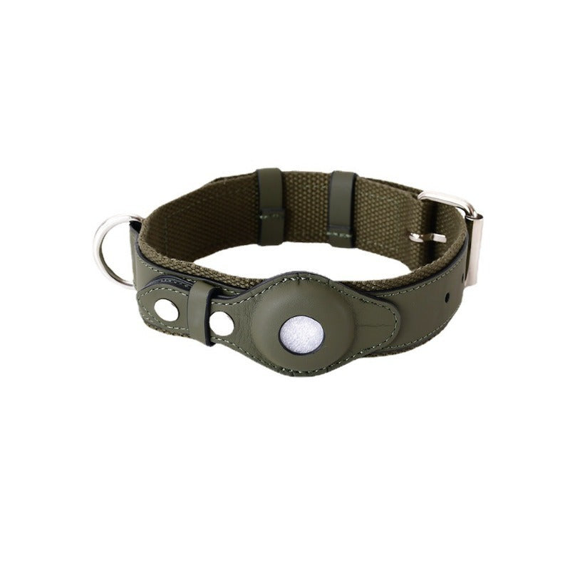 🐾 Collier pour Chien avec Tracker Apple Airtag – Cuir, Medium & Large 🐶