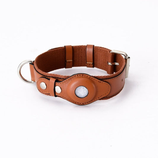 🐾 Collier pour Chien avec Tracker Apple Airtag – Cuir, Medium & Large 🐶