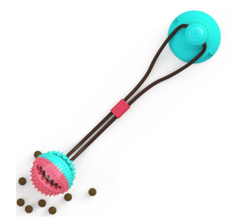 🐶🎾 Jouet Ventouse Interactif pour Chien – Balle Tire-Corde 🦷✨