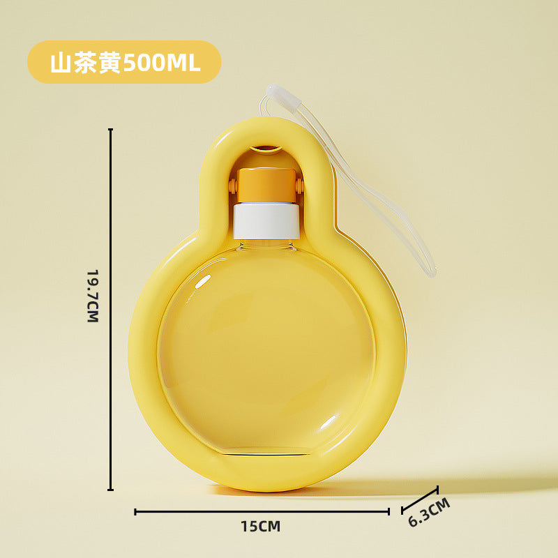 🐾 Gobelet Pliable pour Chien – 500ml 🌿💛