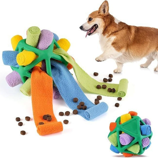 🐾 Balle à Flairer Interactive pour Animaux – Jouet Ludique & Stimulent 🐶🐱