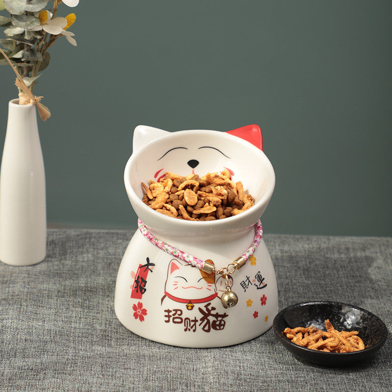 🐶🐱 Crazy Dog & Lucky Cat – Gamelle Céramique