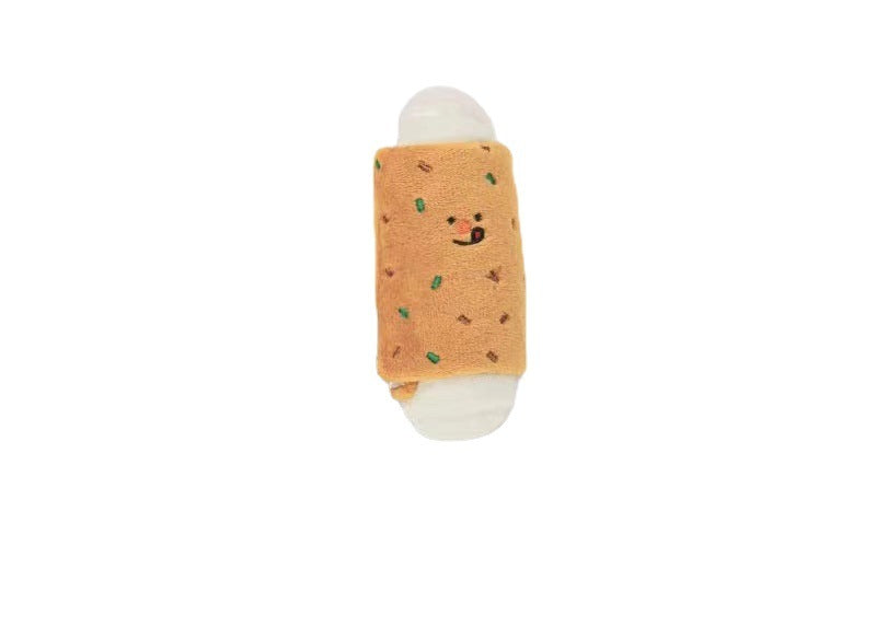 🐾 Jouet Sonore en Peluche – Rice Cake 🍘