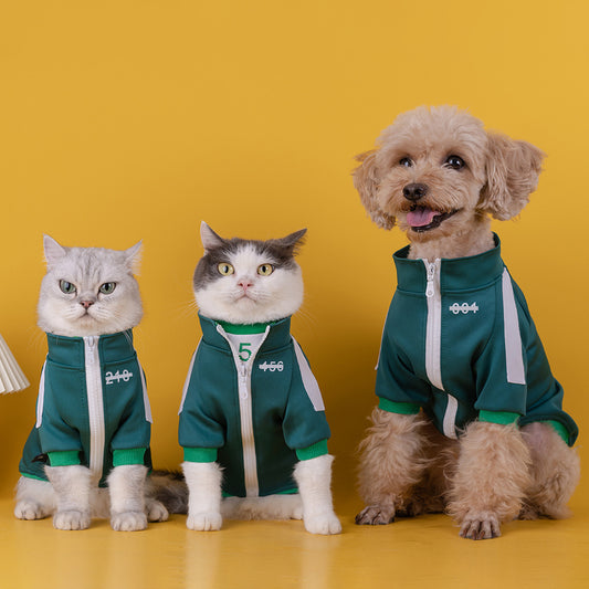 Sweater décontracté pour chiens & chats – 456 SquidGame 🐶🐱